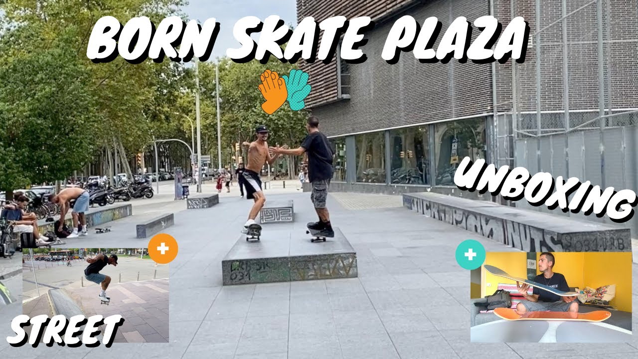 Skate vlog : Born Skate Plaza, Street session, unboxing decks 😃