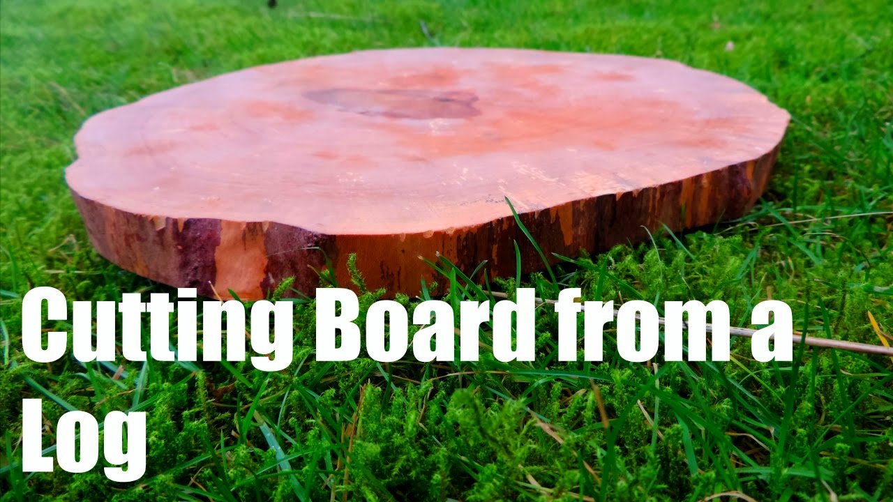 Endgrain Cutting Board from a Log