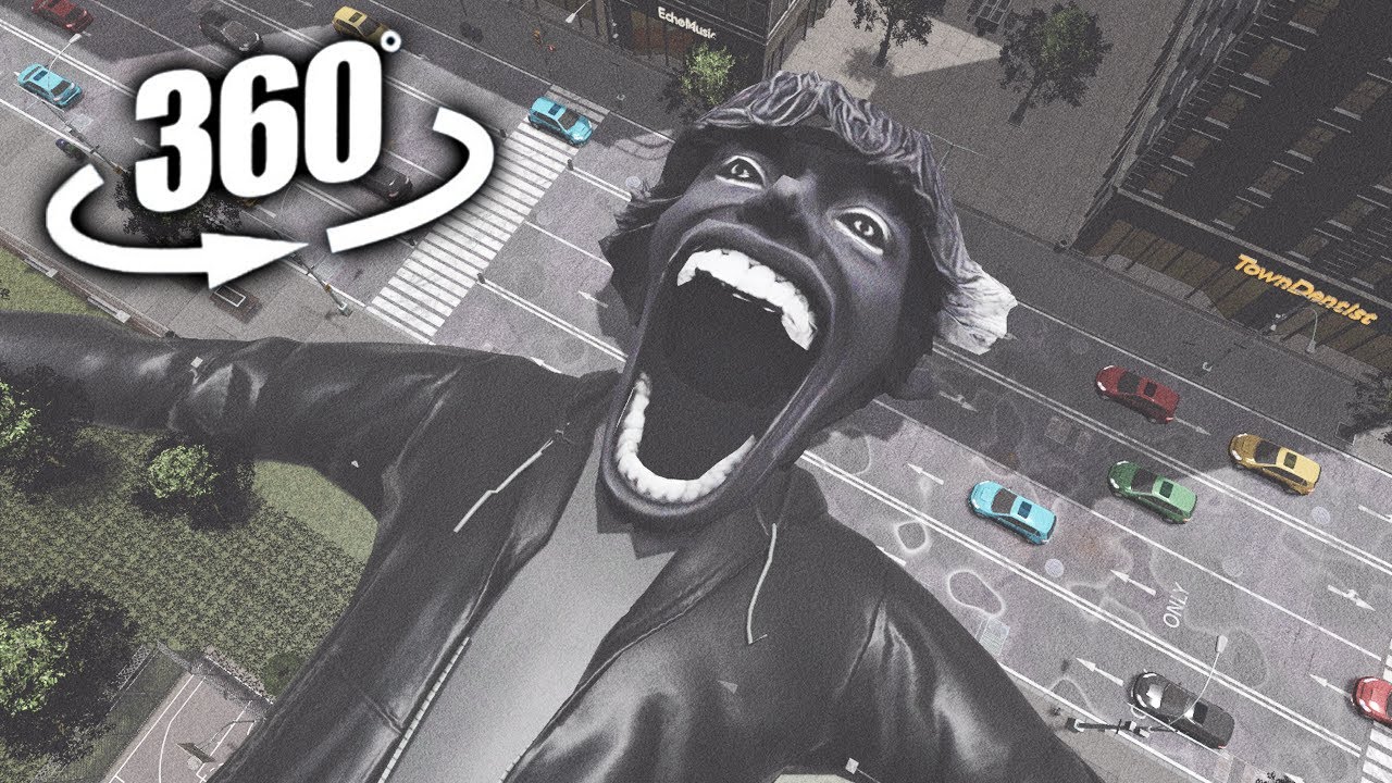 SCP-067 appear in the City ! | VR / 4K | 67 Kid Meme