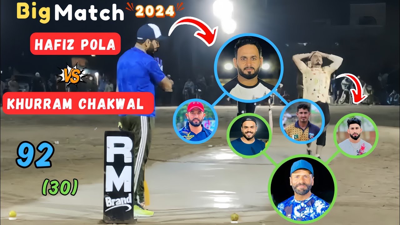 TDM Sindh || Hafiz Pola Awais Pathan Vs Khurrum Chakawal Hassan penda || Sindh Tape ball Cricket
