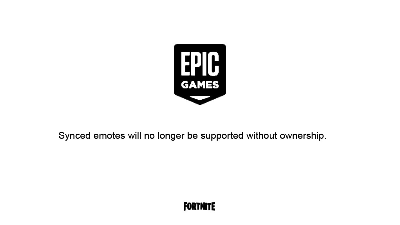 Fortnite is officially REMOVING ALL synced emotes 😭