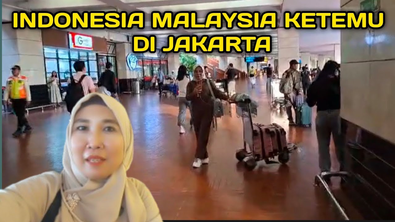Sendiri ke Jakarta janjian ketemu makcik di bandara dari kuala lumpur