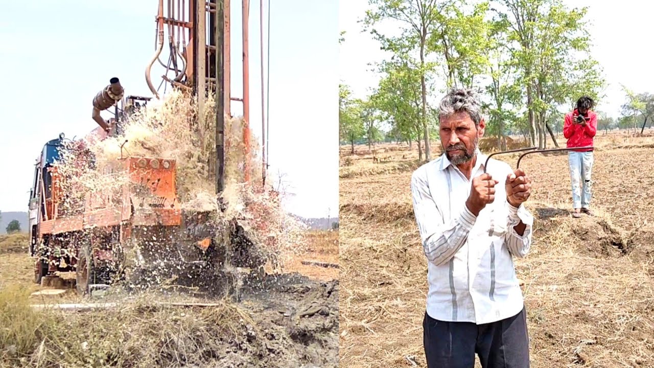 Borewell Drilling - Borewell Water checking Methods Finding Ground Water | Amazingly!!