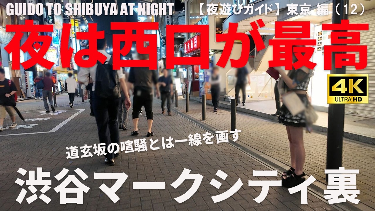 【渋谷】なぜかメディアがほとんど報じない渋谷マークシティ裏周辺の夜遊びエリア攻略ガイド/GUIDO TO SHIBUYA AT NIGHT/2025年9月/東京 編（12）/4K 日本・東京街歩き