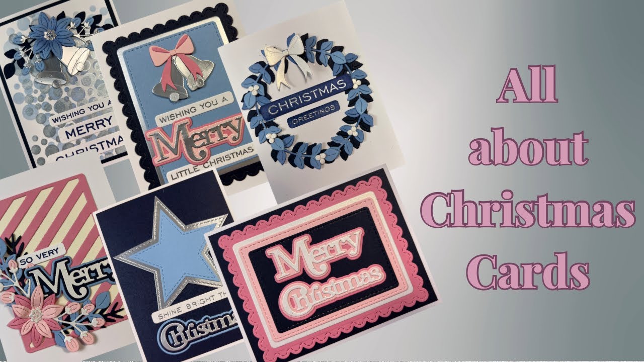 All about Christmas Cards using the new collection from Lisa Horton Crafts & Spellbinders