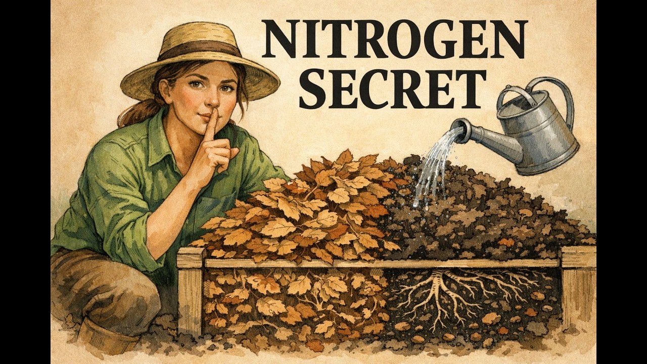 This Nitrogen Trick Turns Dead Leaves Into Compost Fast