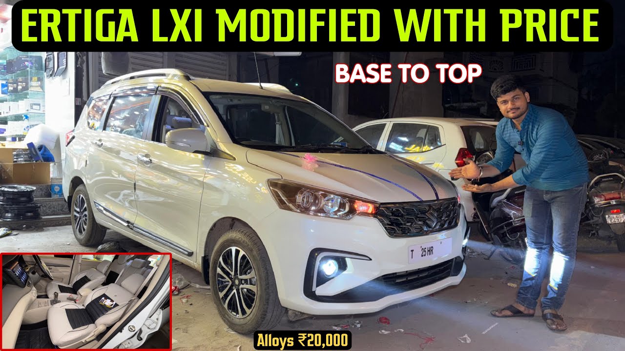 Ertiga Lxi Modified With Price ✅ Ertiga Modification 2025 ✅ Ertiga Lxi Base To Top Modified ✅