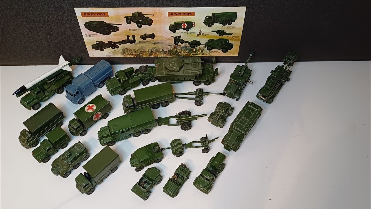 Dinky Toys Military Vehicles 1953 to 1976