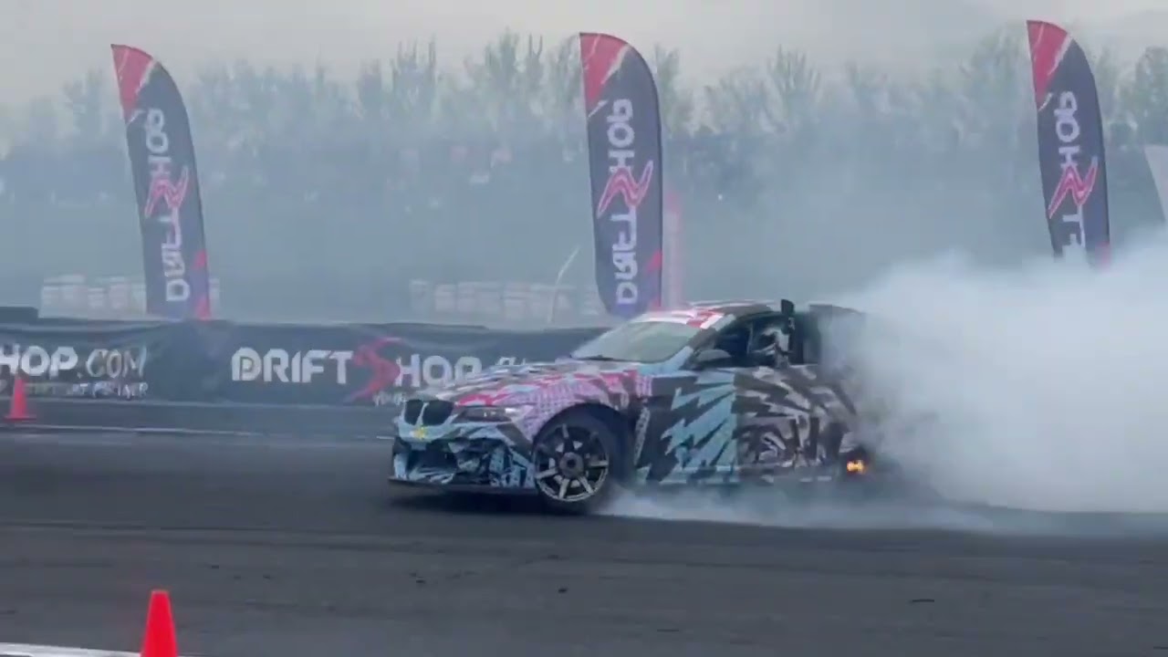 🥇Piskolty Kevin - BMW E92 LSX supercharged drifting at Drift Kings 2023 Round 1 Tököl Arena🇭🇺