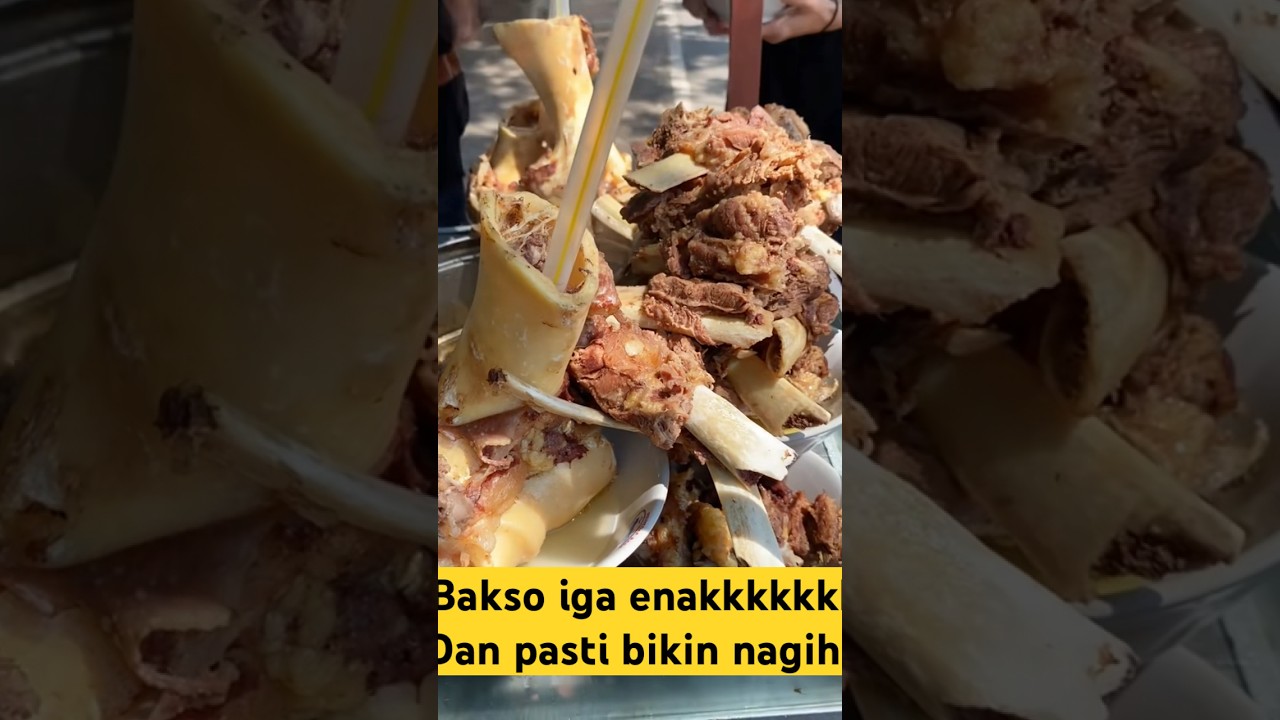 Bakso iga bikin ngiler yg nonton ini 