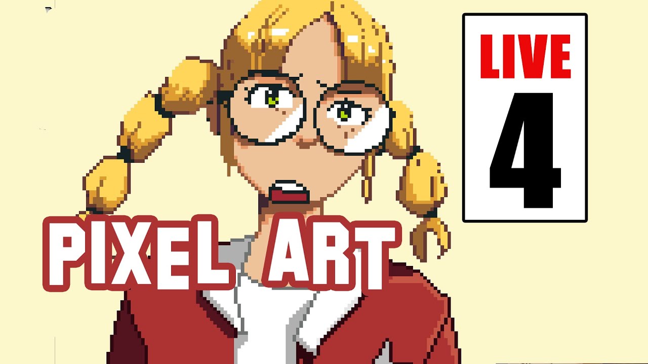 Pixel Art. Live 4