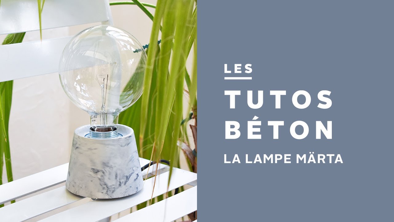 Les Tutos Béton : La Lampe MARTÄ par The French Vikings