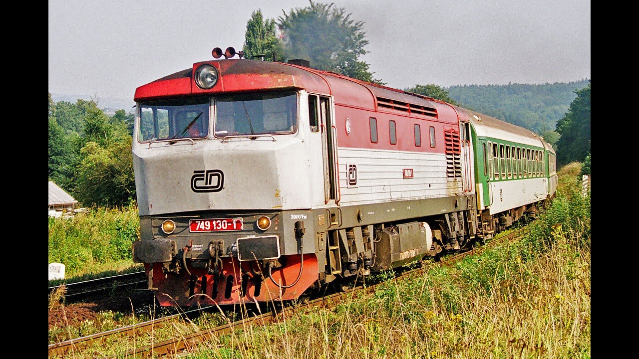 Vlaky Ostrov nad Ohří 24.8.2001