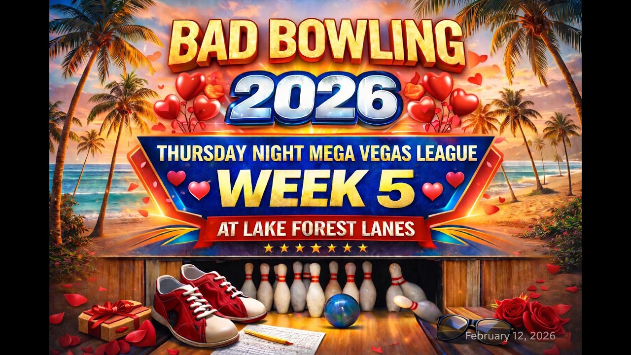 Thursday Night Mega Vegas Bowling League, Week 5, (2/12/2026)