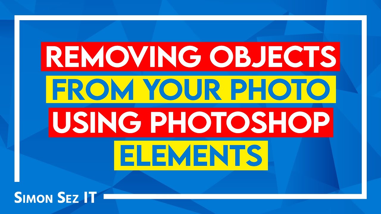 Удаление объектов с фотографии с помощью Photoshop Elements