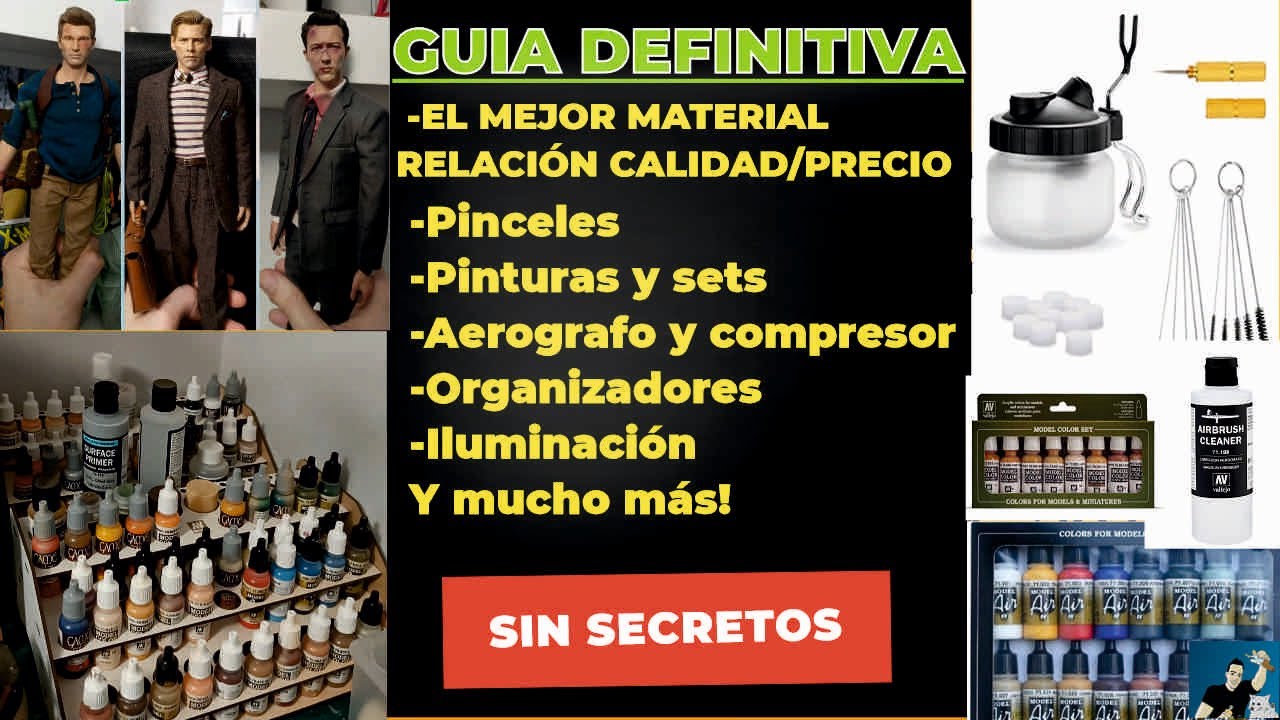 Guia DEFINITIVA📔Mis MEJORES materiales PINTAR 💸CALIDAD/PRECIO ⚒️MI ESPACIO DE TRABAJO AL DESCUBIERTO