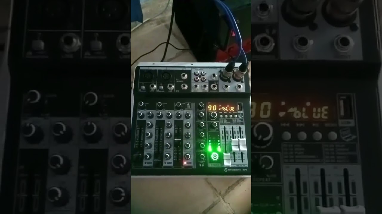 AUDIO MIXER KP4 - CHANNEL SUPPORT BLUETOOTH USB KTV PROFESSIONAL