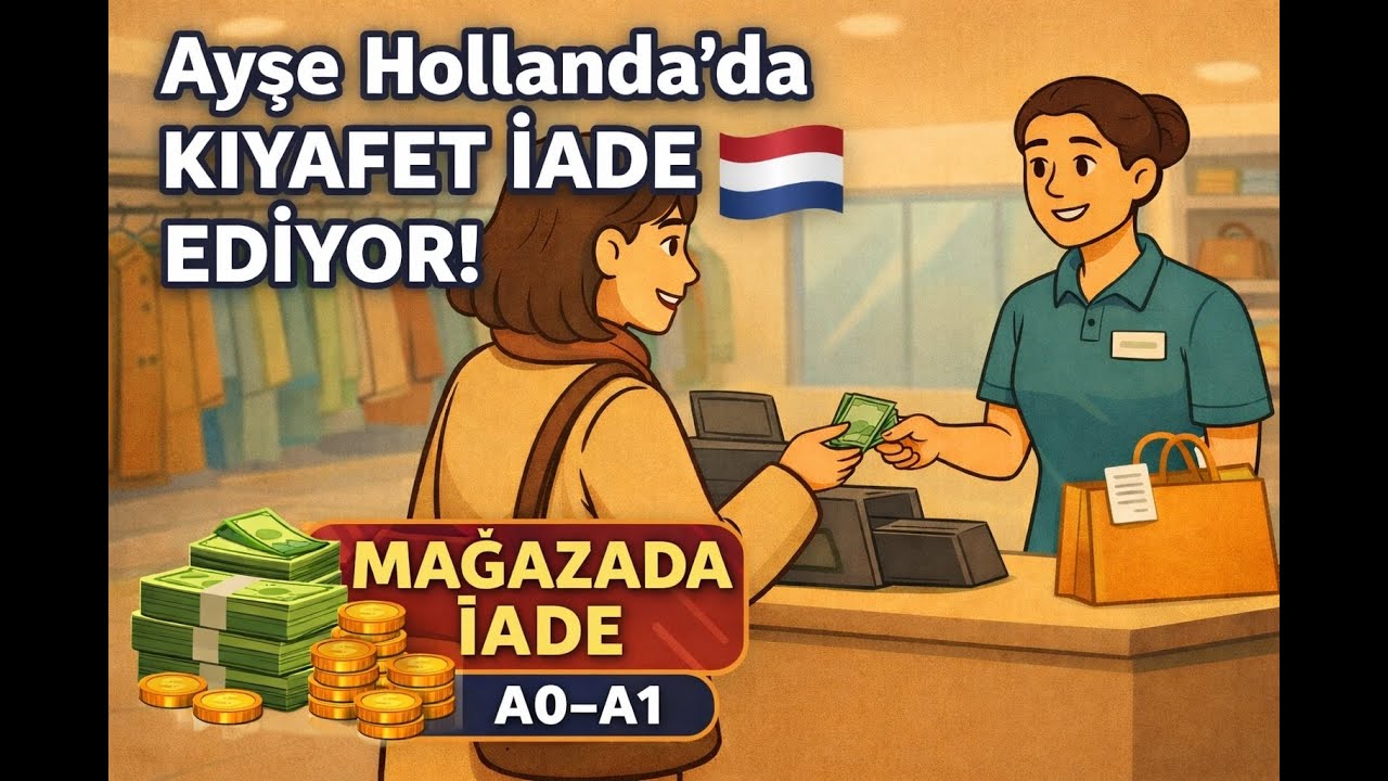 Ayse Hollanda’da Kiyafet Iade Ediyor | Magazada Iade | NL4Turks A0–A1