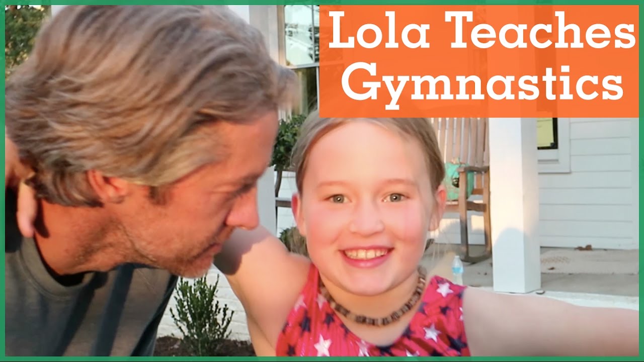 Lola Teaches Penn Gymnastics | The Holderness Family