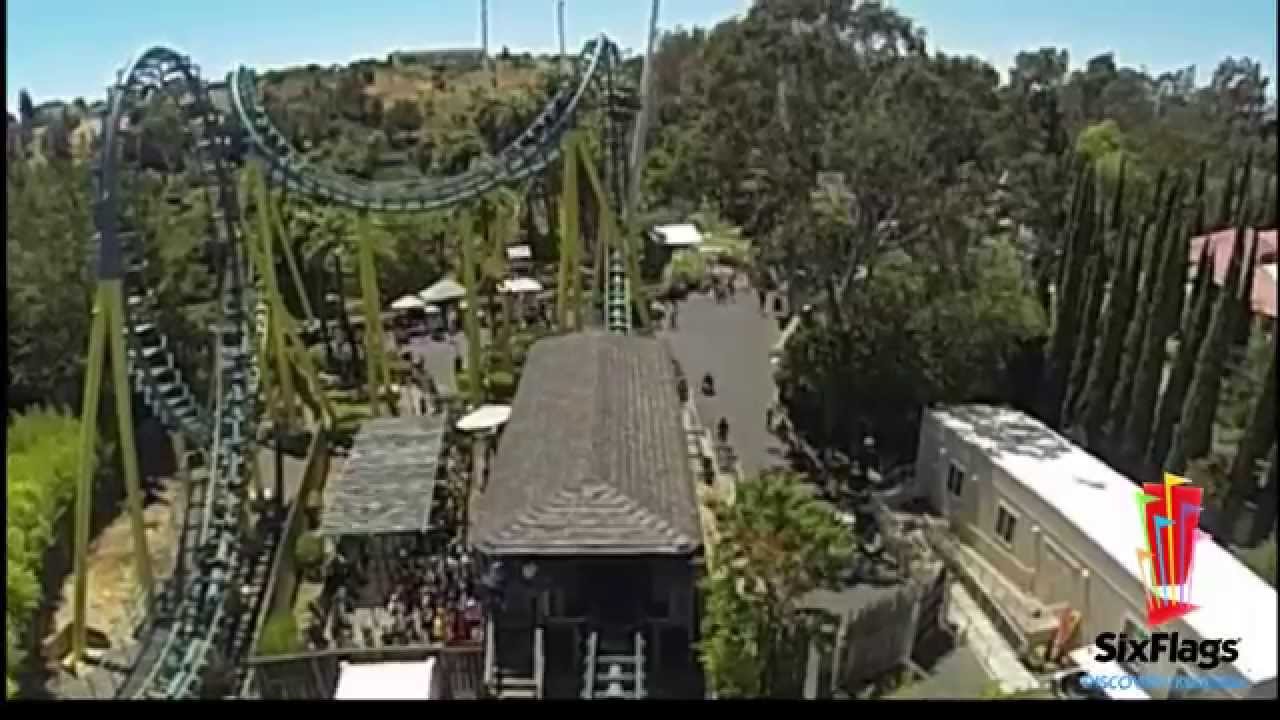 Boomerang Coast to Coaster POV at Six Flags Discovery Kingdom