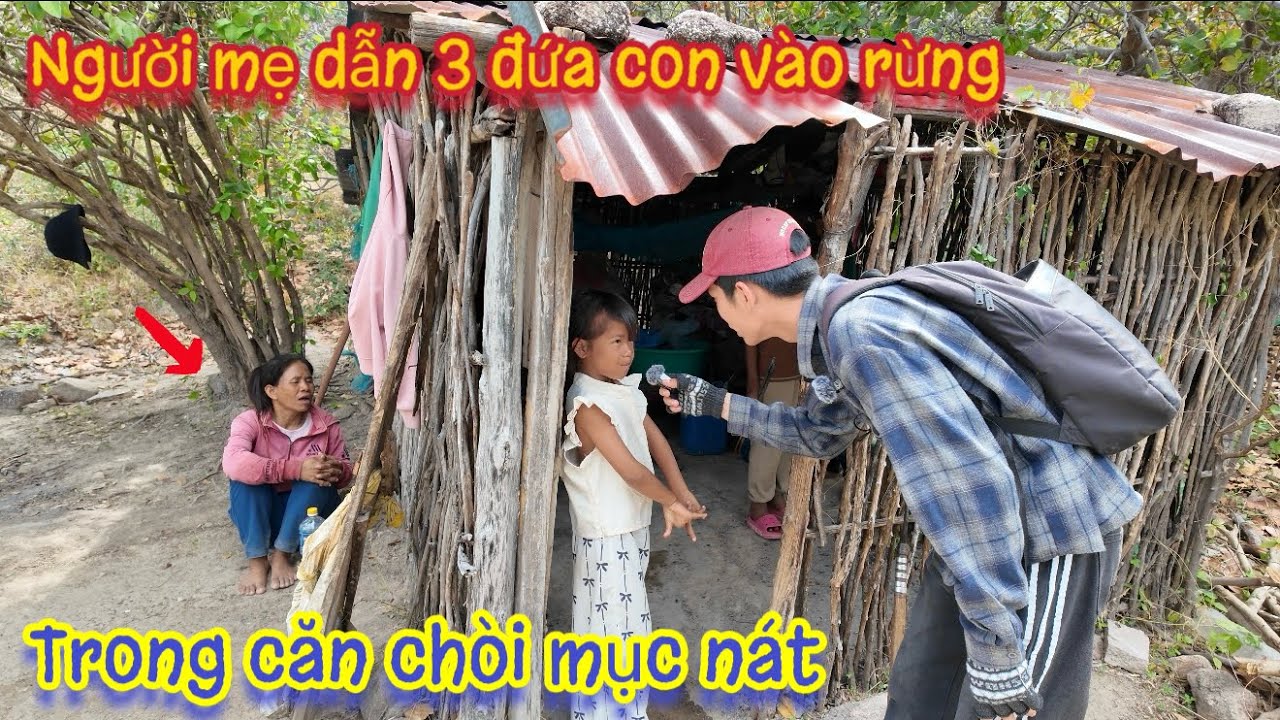 4 MẸ CON dắt nhau vào rừng trú ẩn trong căn chòi sắp SỤP ĐỔ | Tập 620