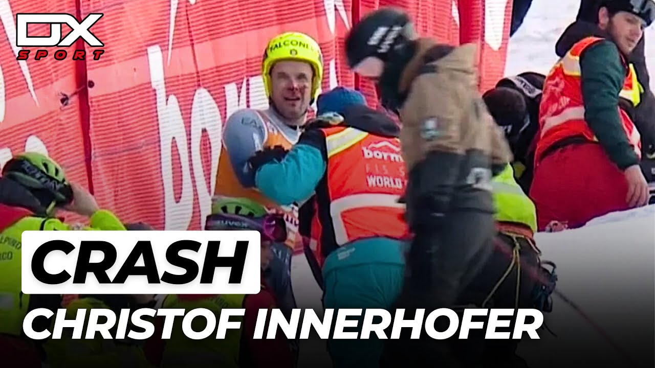 Alpine Ski Christof Innerhofer huge crash at Bormio | SuperG | 2023 🇮🇹