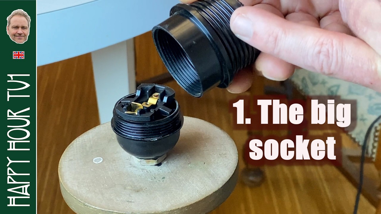 Repair the lamp holder of a broken lamp