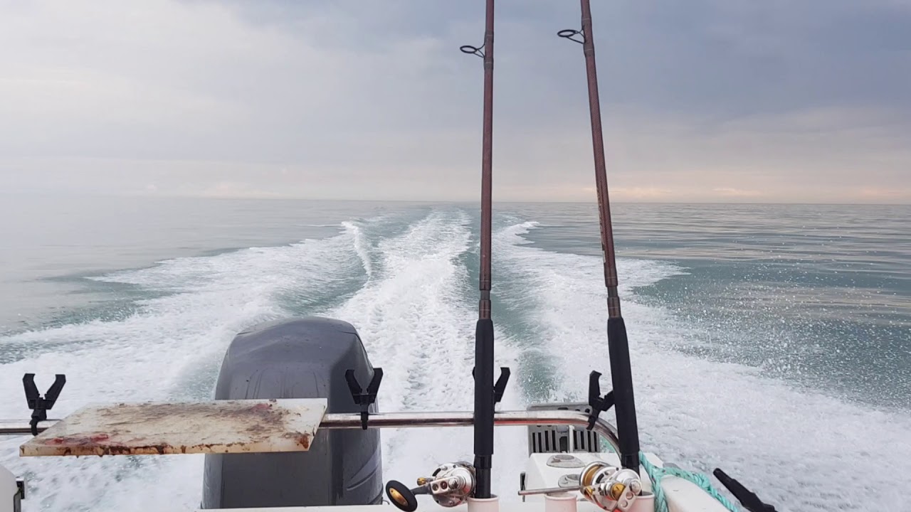 Crazyboaters fishing trip Dungeness Kent on a warrior 165 with 80 hp Yamaha four stroke outboard