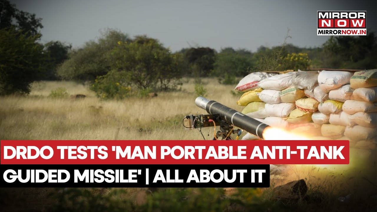 DRDO Successfully Test Fires Man-Portable Anti-Tank Guided Missile Against A Moving Target | Watch