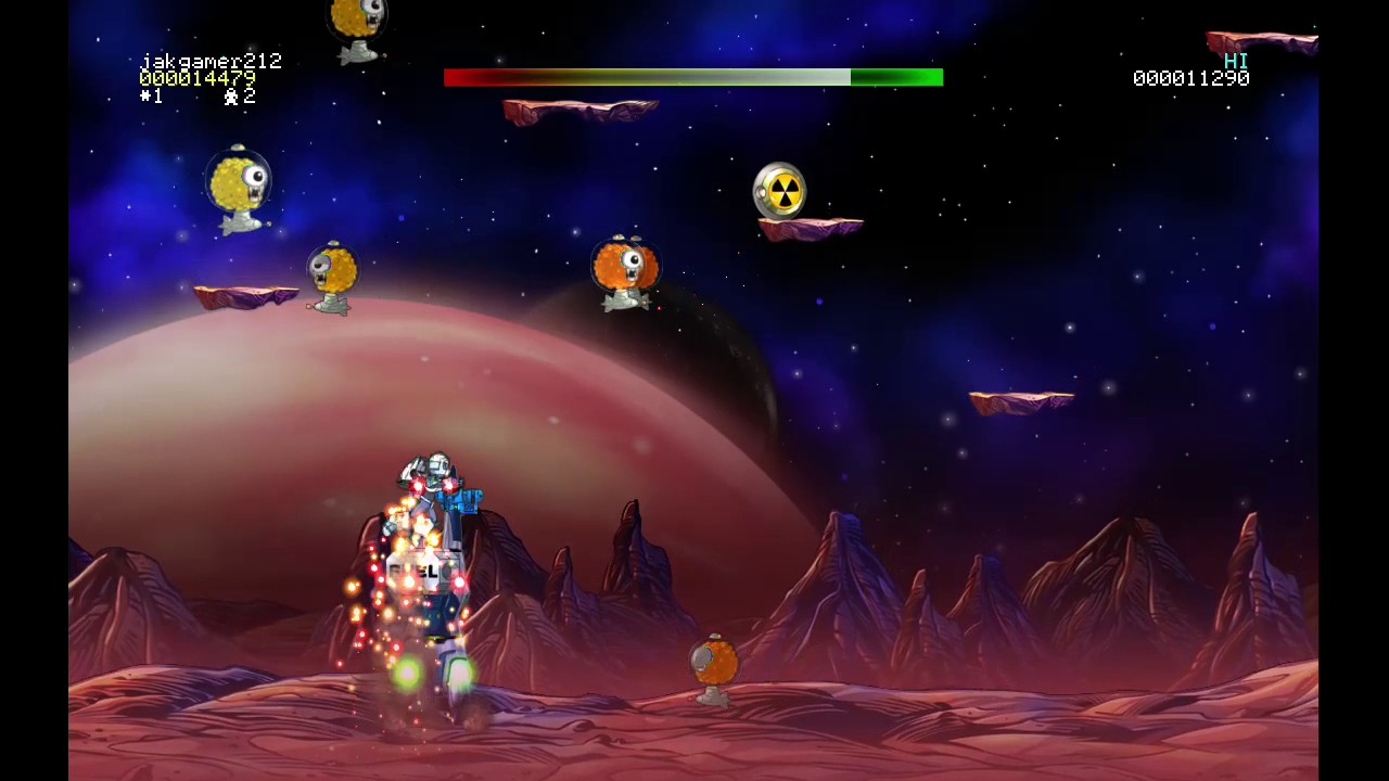 Jetpac Refuelled Xbox 360 gameplay