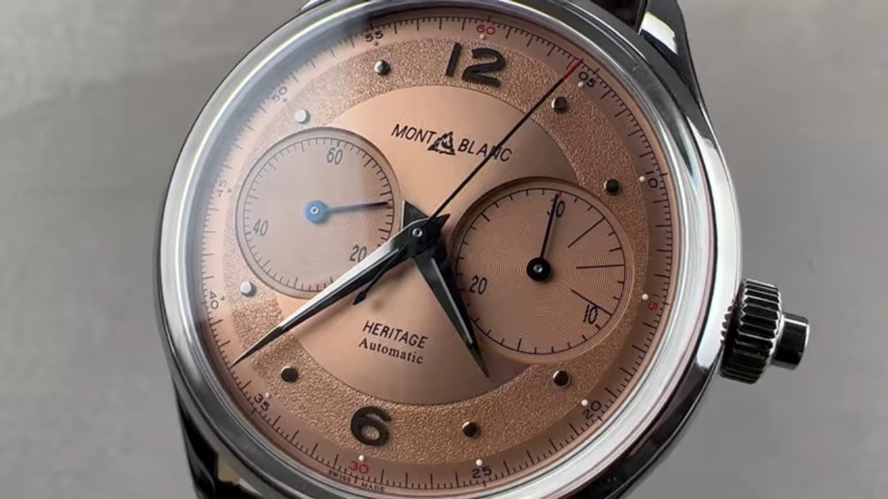 Montblanc Heritage Monopusher Chronograph 126078 Montblanc Watch Review