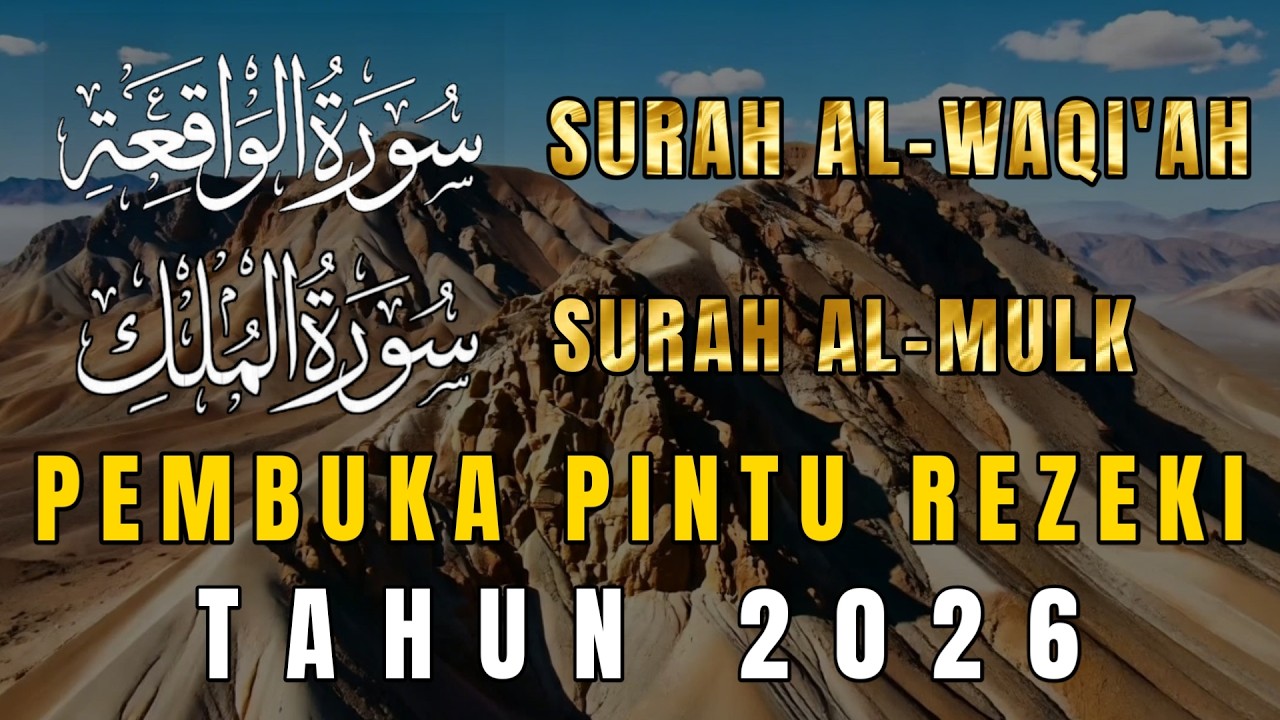 SURAT AL-MULK & SURAT AL-WAQI'AH PEMBUKA PINTU REZEKI DI TAHUN 2026