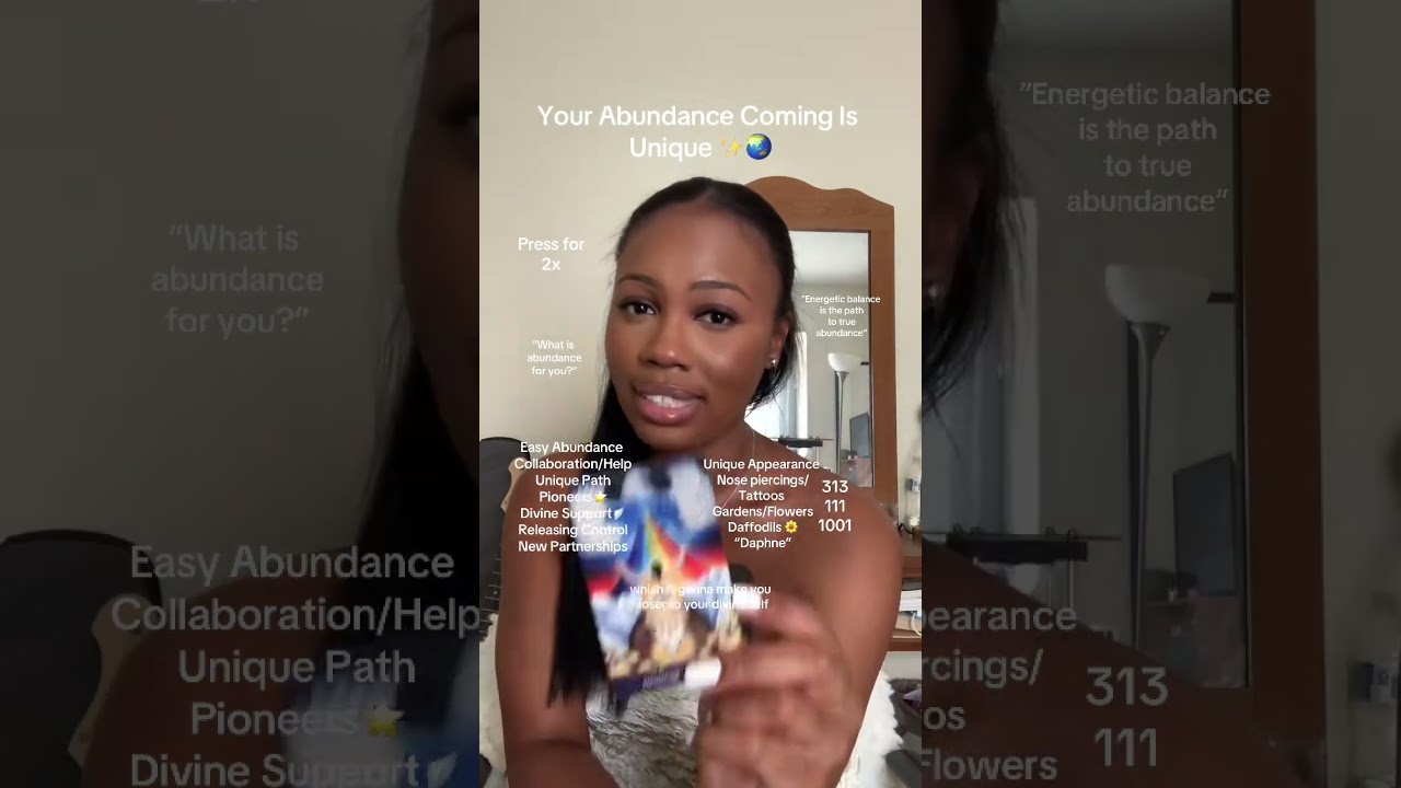 Your abundance coming is unique - Sariyah The Oracle