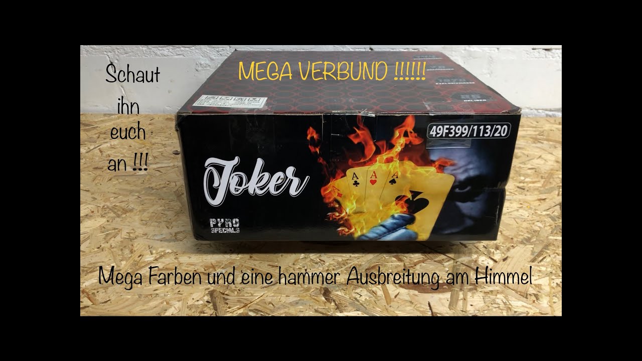 Pyro Specials Joker 144 Schuss Feuerwerk Silvester 21/22 ( FUNKE ? )
