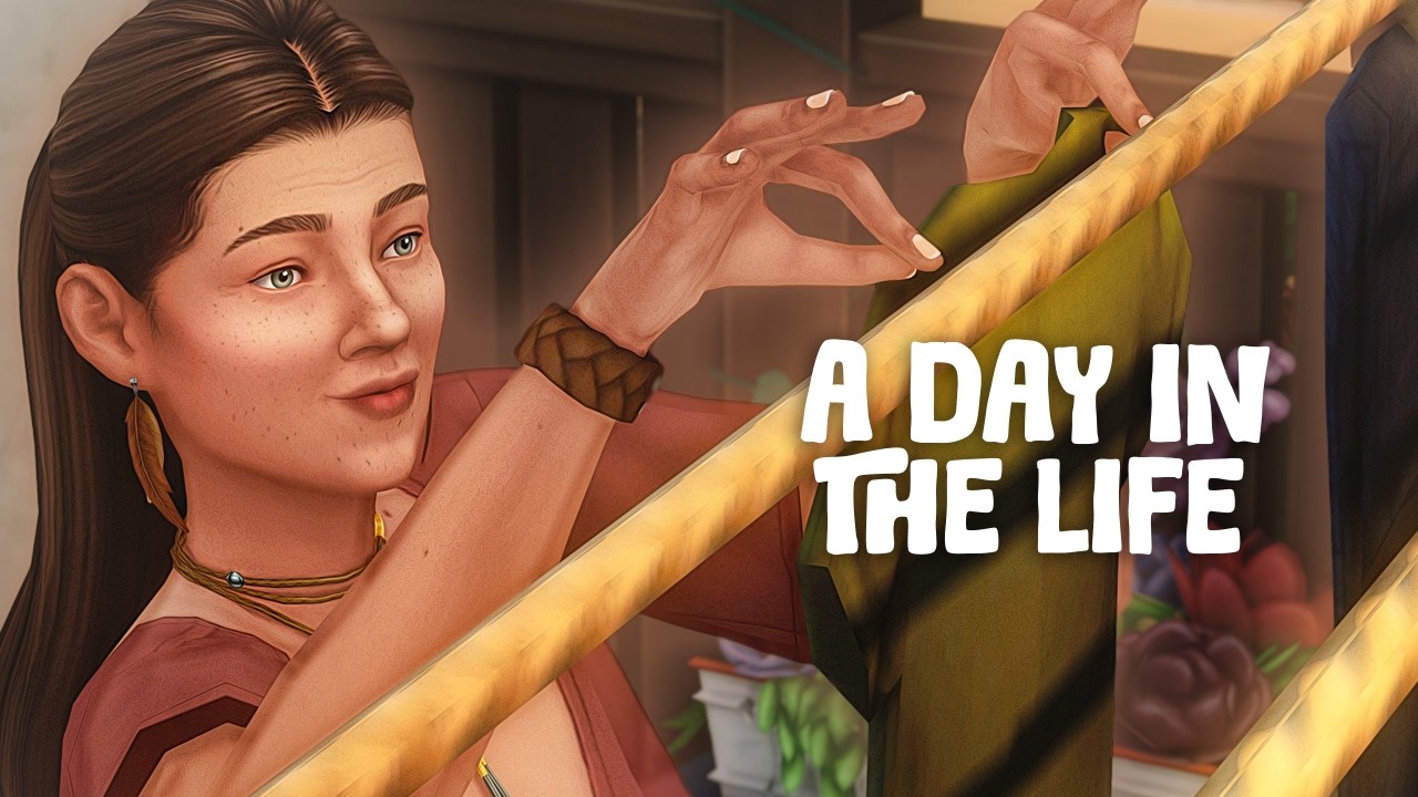 Realistic day in the life with my sims family of 6