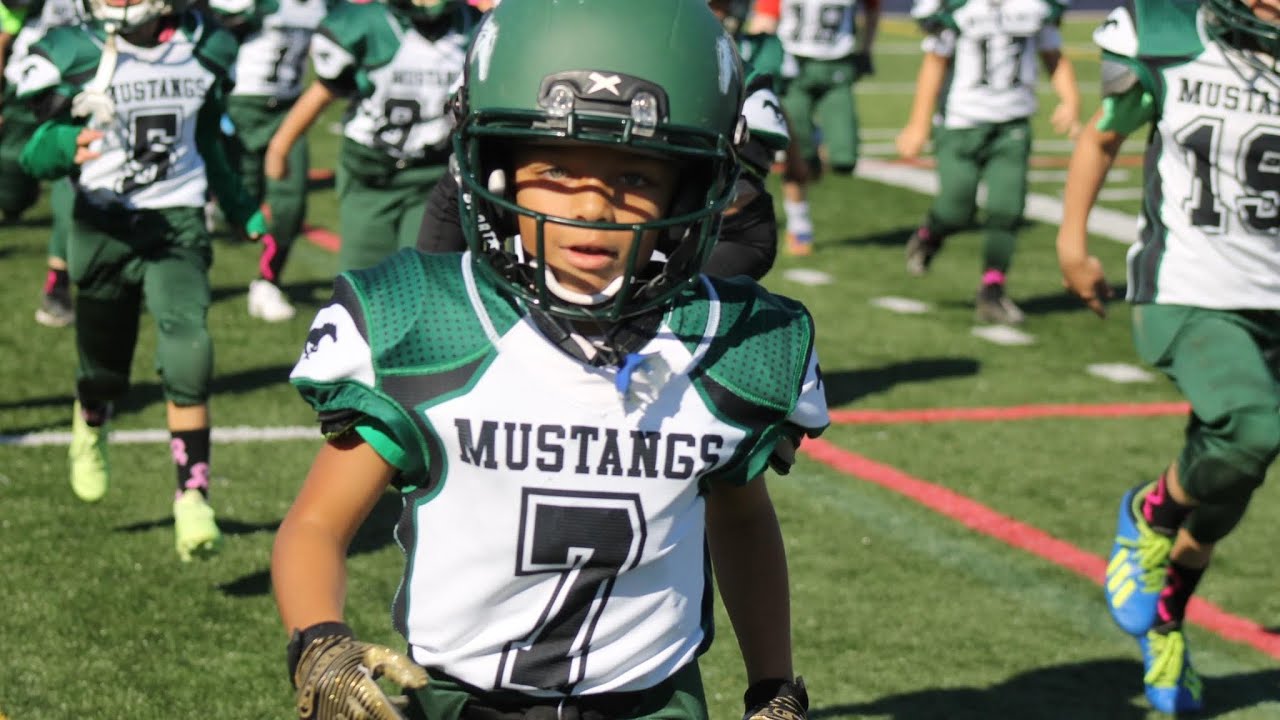 ❤️🏈Highlights of my son’s football season 2024 #SmurfFootball #Mustangs  #Soproud ❤️🏈