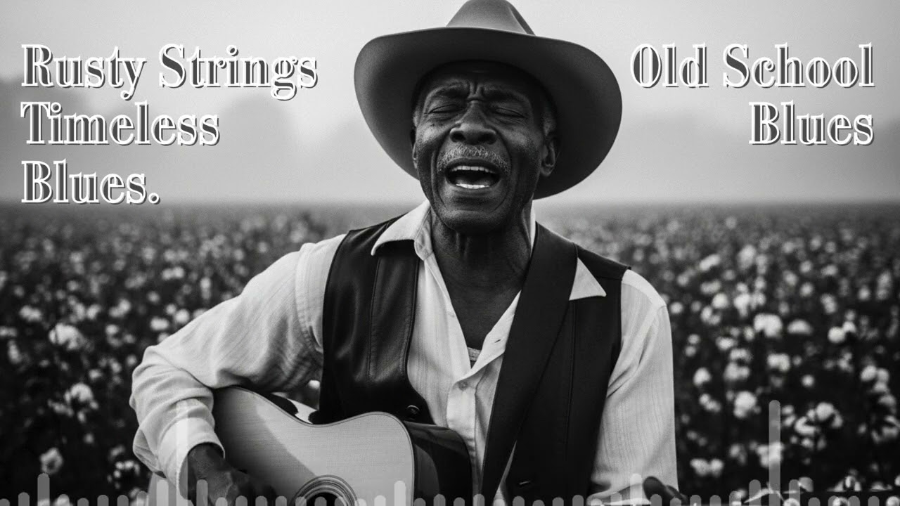 Rusty Strings Blues | Cotton Rows at Sundown – Deep Delta Blues Glow