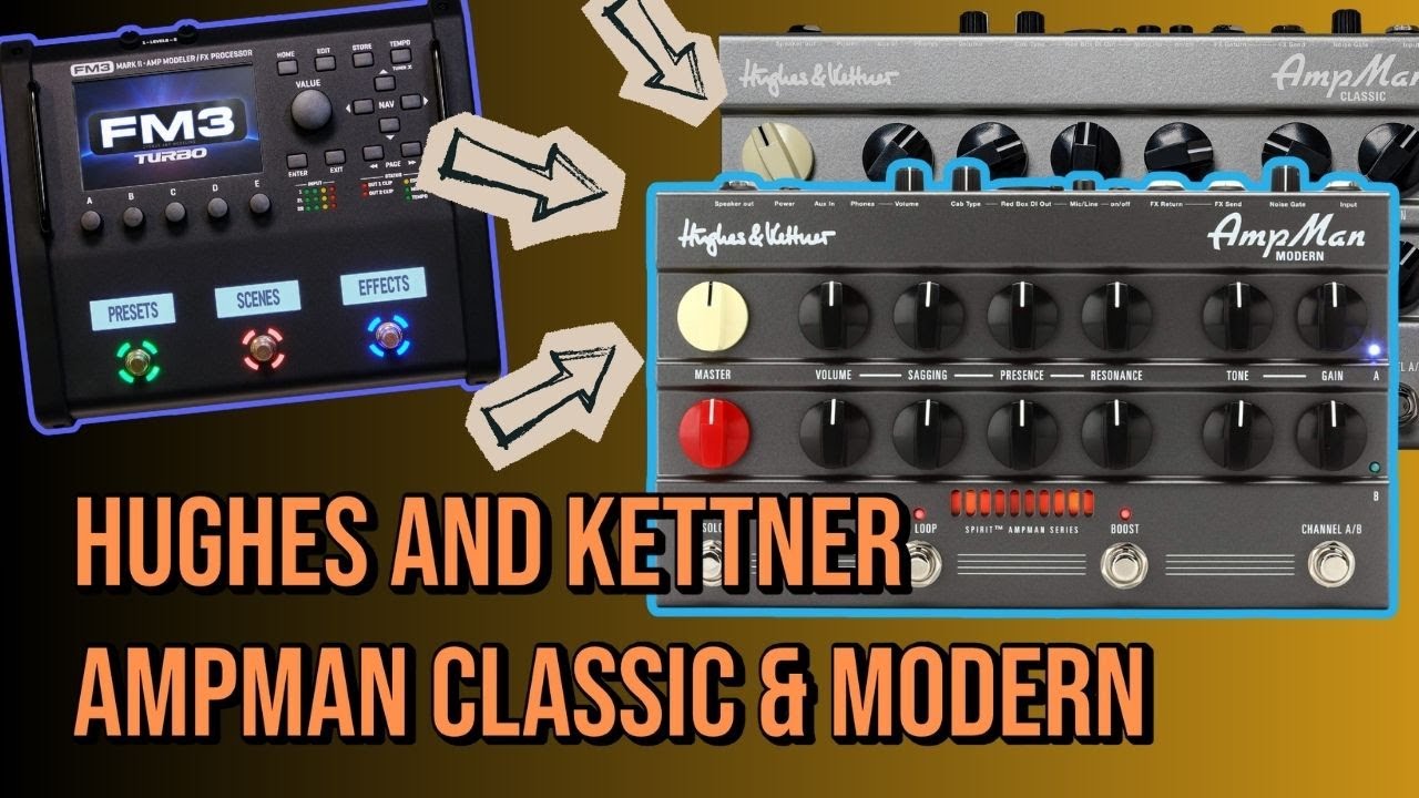 ¿Cambiaría mi multiefectos por uno de estos pedales-ampli? | Hughes & Kettner Ampman Modern/Classic