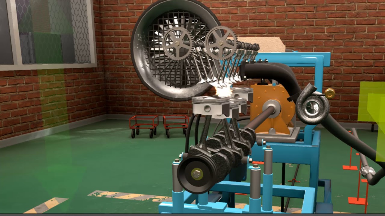 I4 engine sound