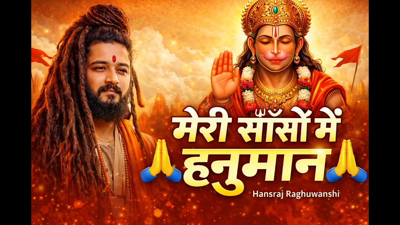 मेरी साँसों में हनुमान 🙏 | Powerful Hanuman Bhajan | Hansraj Raghuwanshi Vibe