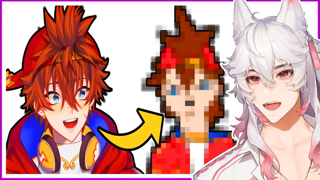 Drawing Vtubers From Memory | Kenji React