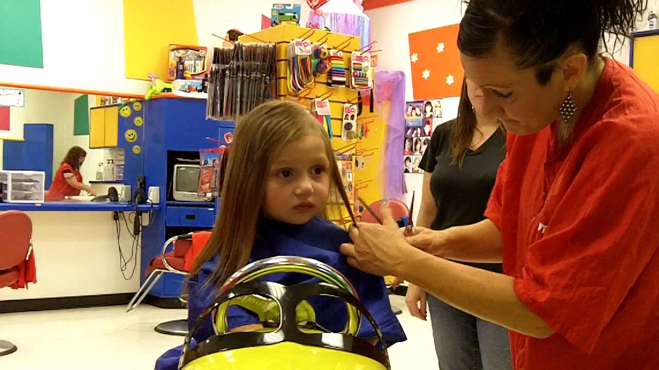 Kaitlyn's First Haircut (2yrs10mon Old)