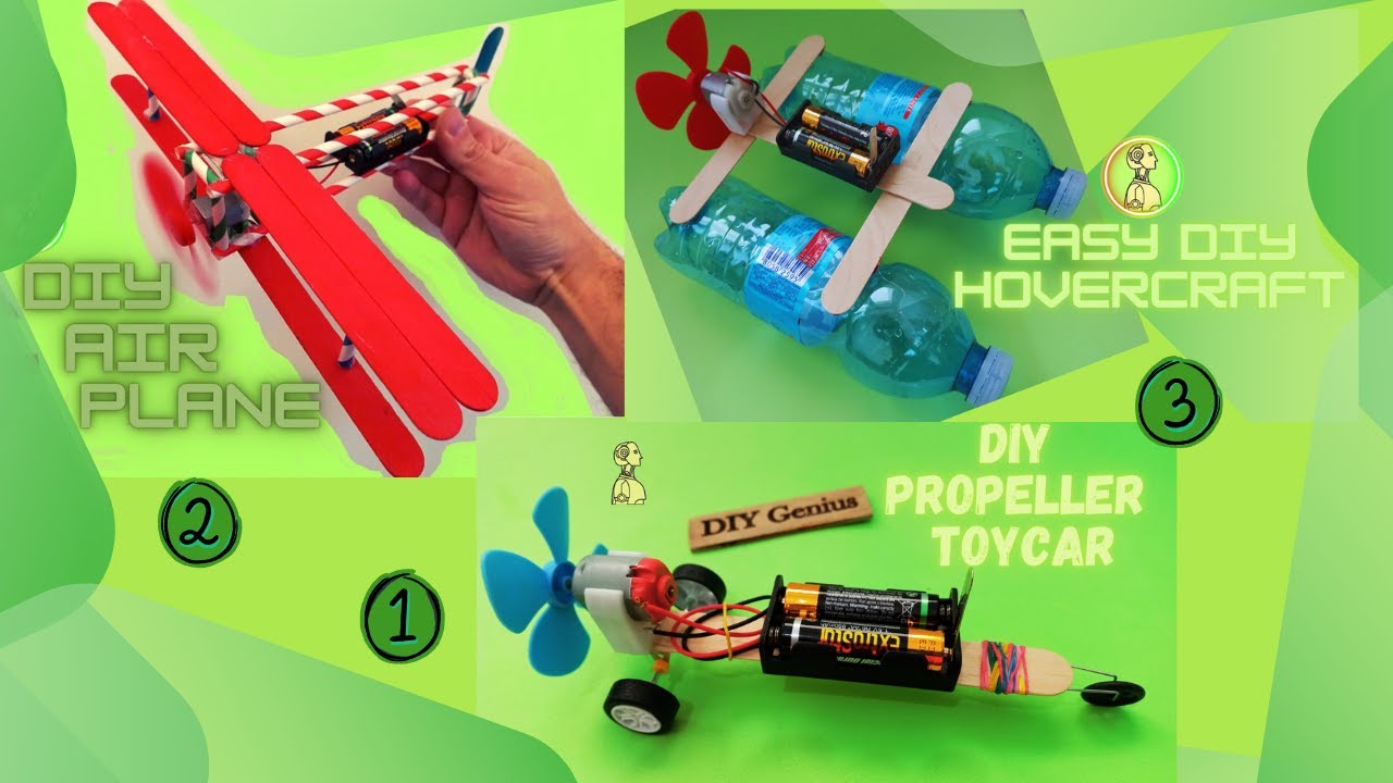 💡 3 Amazing DIY TOYs - 3 Awesome Things You Can Make At Home - Easy Genius Homemade Inventions