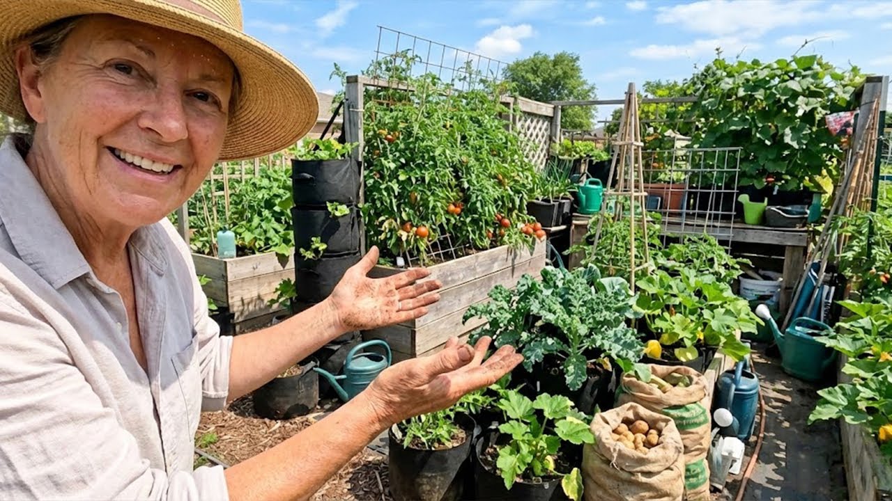 The Secret To Growing 1 Year Of Food In A Tiny Space