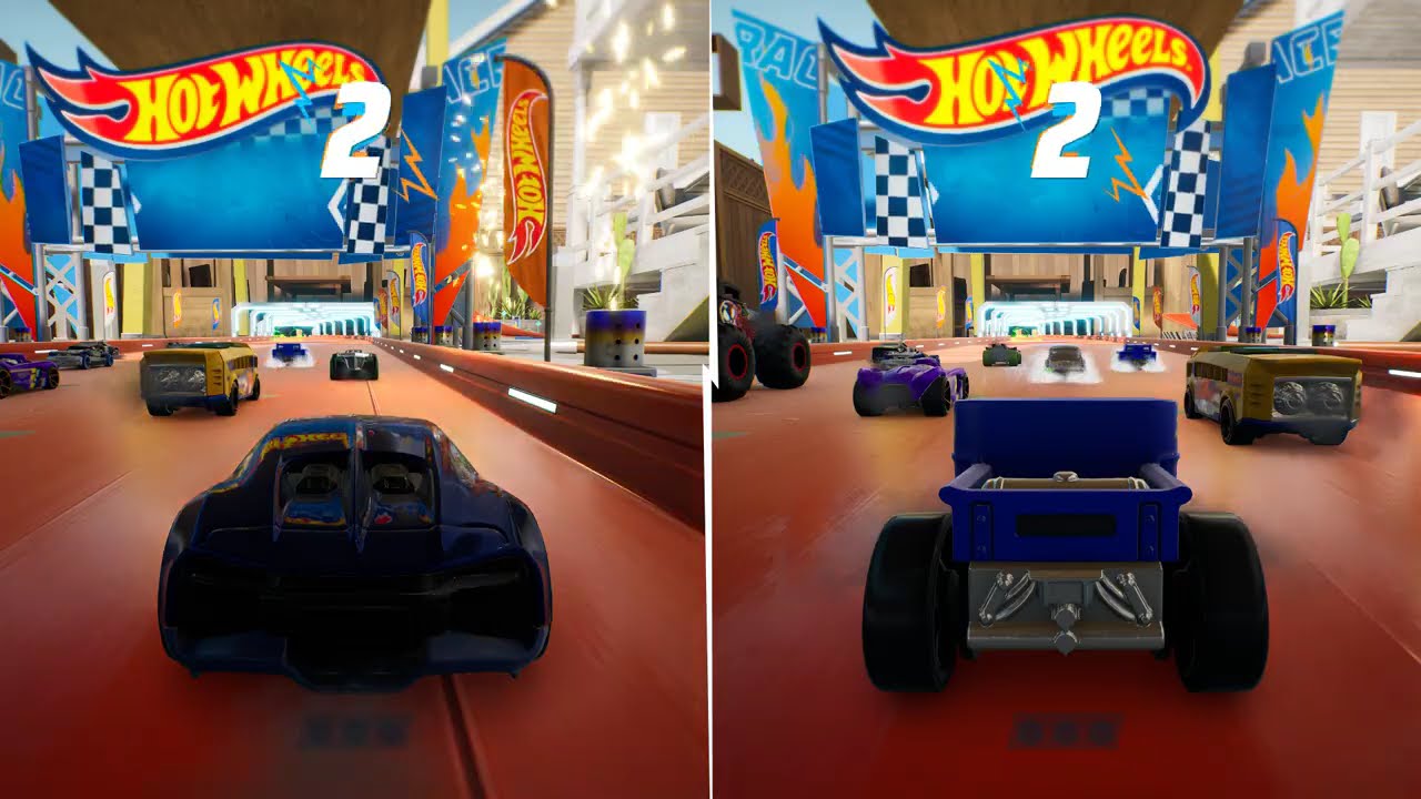 Hot wheels Unleashed 2 Split Screen Race (Showdown 1)