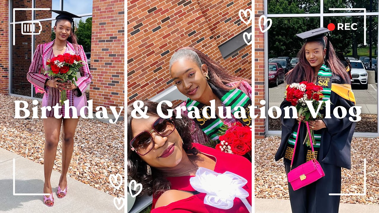 Vlog: Graduating with my Masters Degree on my Birthday & Moving Out of Campus *Emotional*