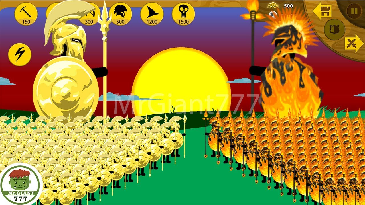 СИЛЬНЕЙШИЙ ЗОЛОТОЙ СПИРТОН ПРОТИВ ПИРОПЛАЙЗ СПИРТОНА, ФИНАЛЬНЫЙ БОСС | Мод Stick War Legacy | MrG...