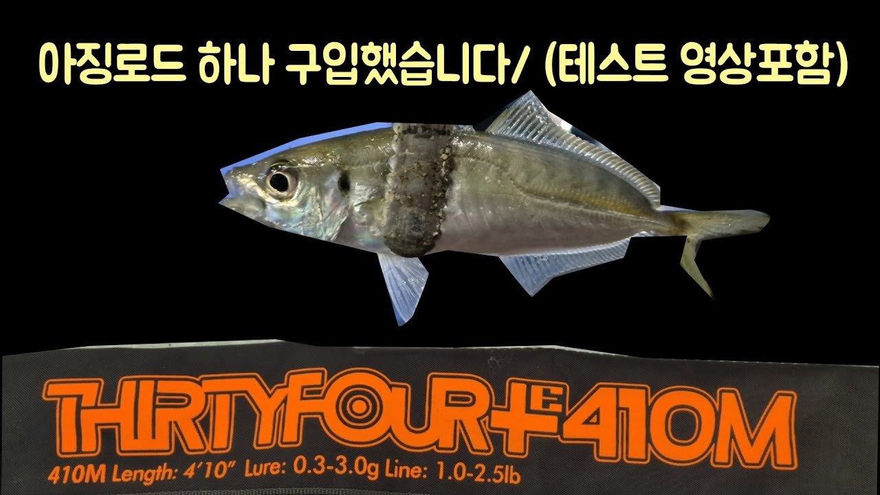 가성비로드 써티포+410M 아징로드하나  구입했습니다./// 감도 좋습니다 #아징 #아징로드 #써티포 #부산낚시 #가성비아징로드 #아징로드추천