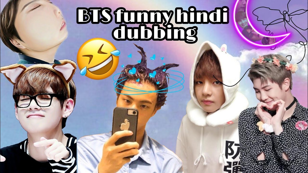 BTS funny hindi dubbed// All mix special video funny hindi jokes of BTS