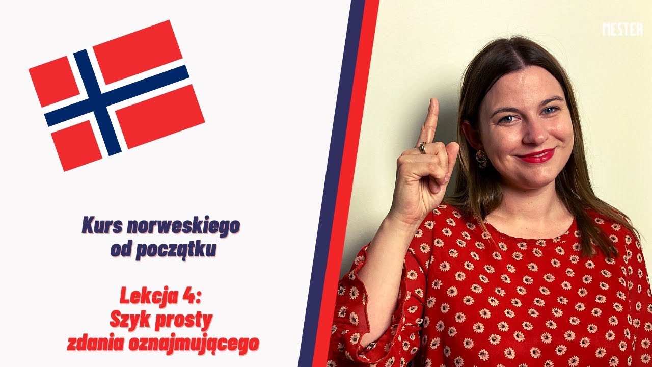 💥 Kurs norweskiego dla początkujących odc. 4: Szyk prosty w języku norweskim ✅